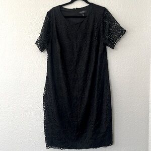 Black lace dress